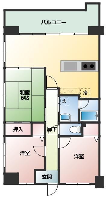 3LDK apartment in Tottori, Tottori - Photo 1