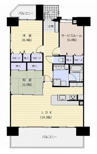 3LDK apartment in Oyama, Tochigi - Photo 1