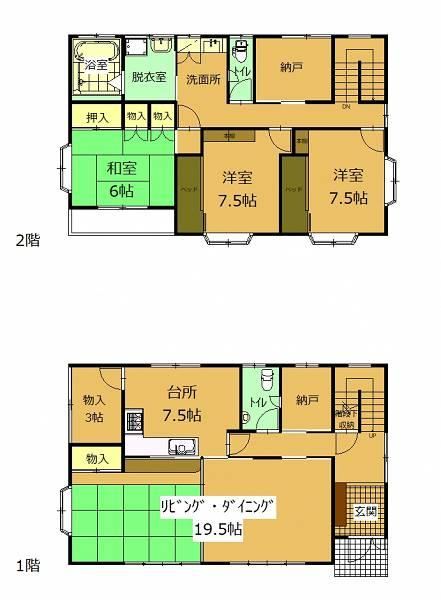 3LDK+S house in Ashikaga, Tochigi - Photo 1