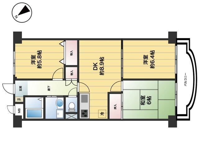 3DK apartment in Konosu, Saitama - Photo 1
