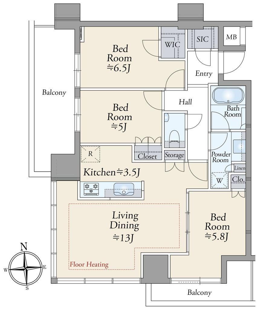 3LDK apartment in Taito Ward, Tokyo - Photo 1