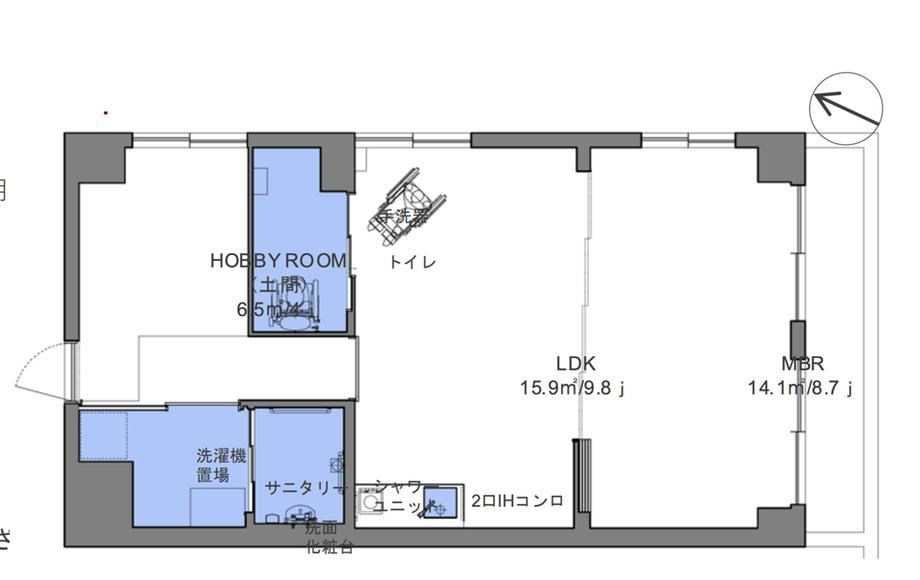 1LDK apartment in Kawagoe, Saitama - Photo 1