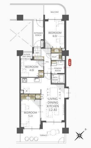 3LDK apartment in Kawagoe, Saitama - Photo 1