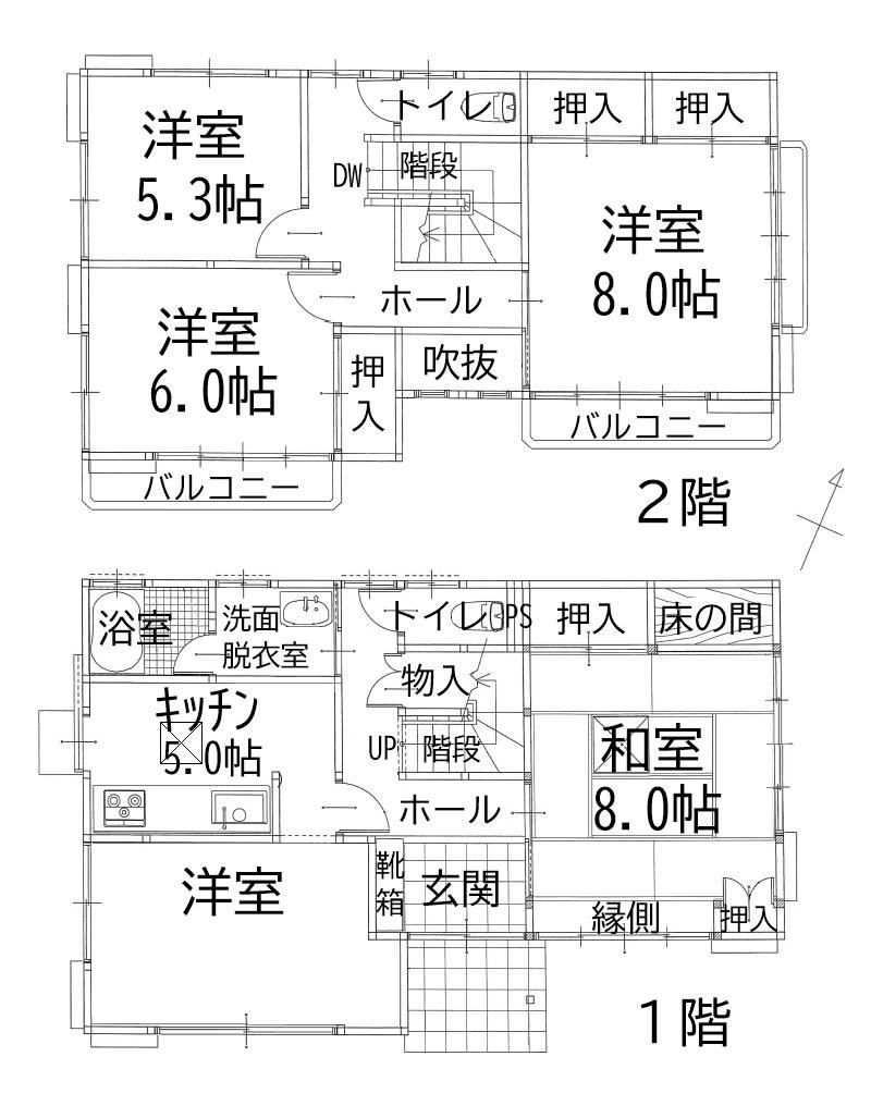 4LDK house in Shimizu Ward, Shizuoka - Photo 1