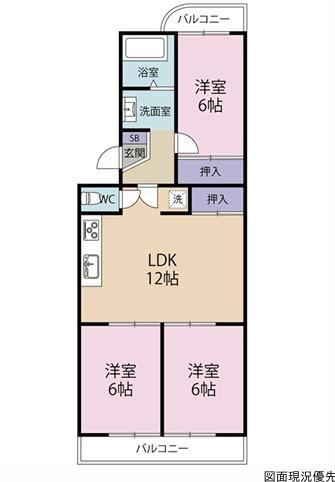 3LDK apartment in Kure, Hiroshima - Photo 1