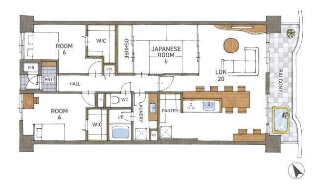 3LDK apartment in Otsu, Shiga - Photo 1