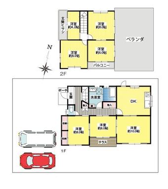 7DK house in Hayashima, Tsukubo District