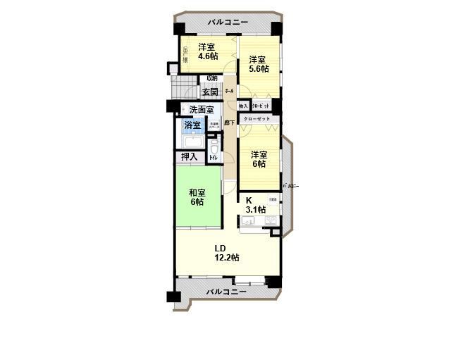 4LDK apartment in Komaki, Aichi - Photo 1