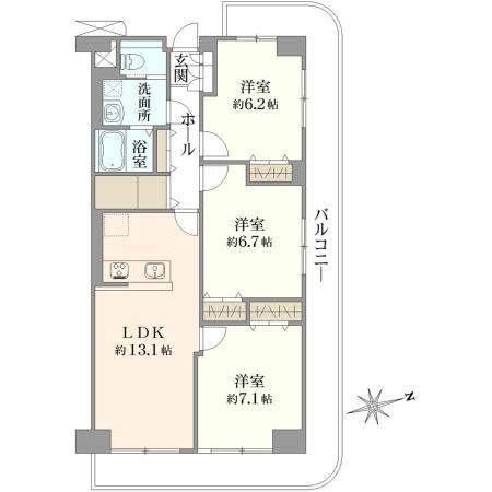 3LDK apartment in Fujisawa, Kanagawa - Photo 1