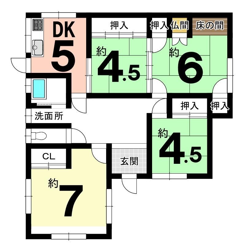 4DK house in Fushimi Ward, Kyoto - Photo 1