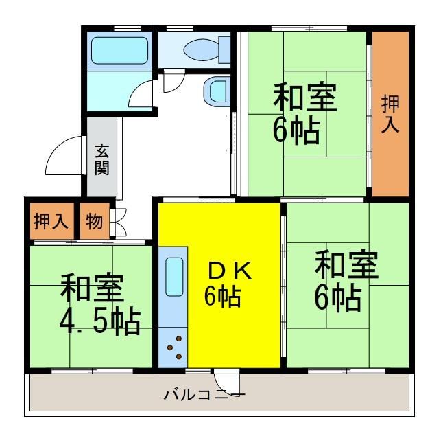 3DK apartment in Takatsuki, Osaka - Photo 1