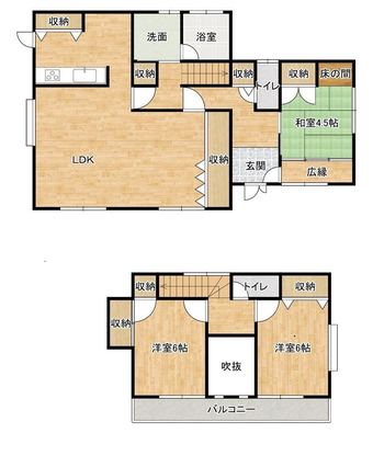 3LDK house in Asakura District
