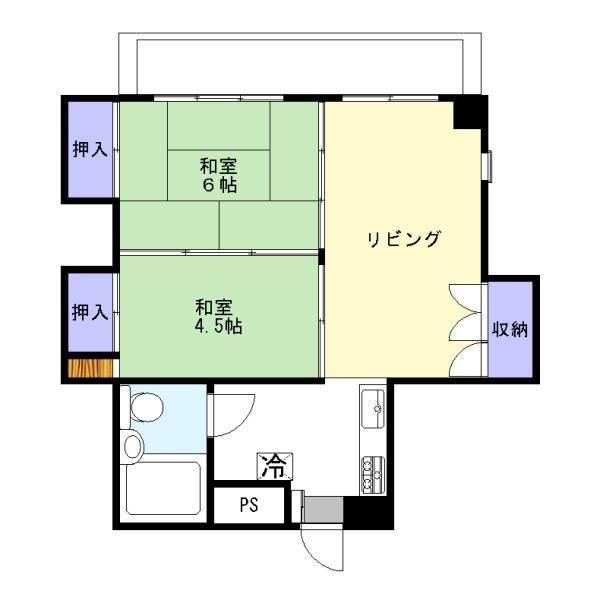 2LDK apartment in Yonago, Tottori - Photo 1