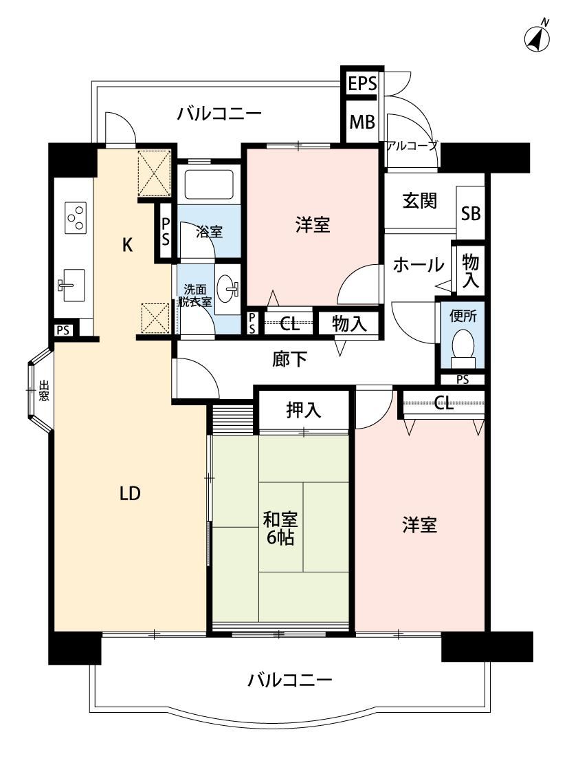 3LDK apartment in Higashi Ward, Niigata - Photo 1