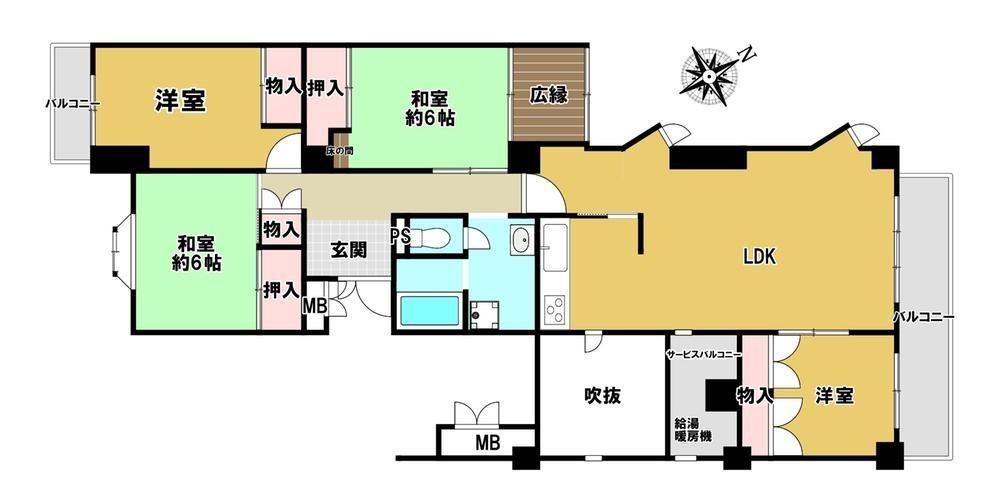 3LDK apartment in Ashiya, Hyogo - Photo 1