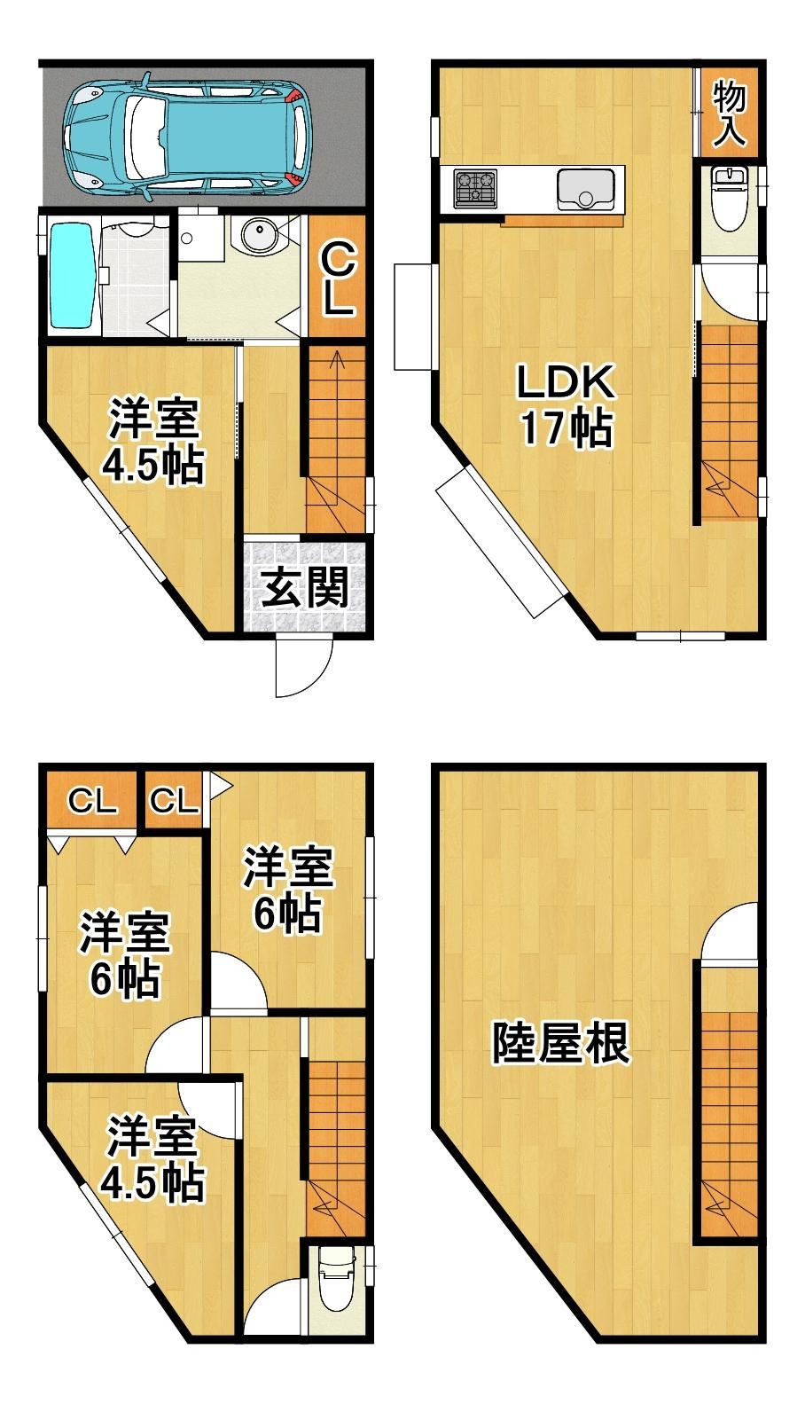 4LDK house in Taisho Ward, Osaka - Photo 1