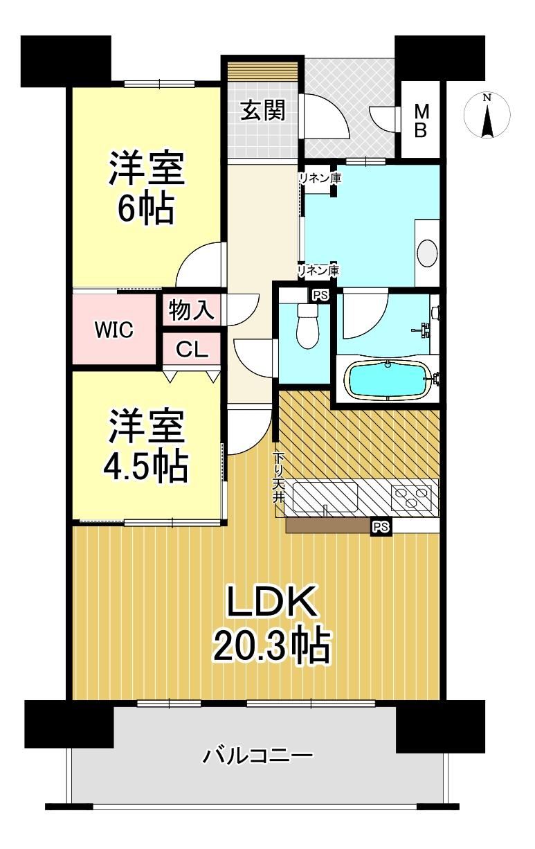 2LDK apartment in Okazaki, Aichi - Photo 1