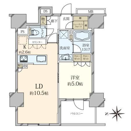 1LDK apartment in Chiyoda Ward, Tokyo - Photo 1