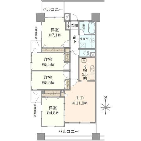 4LDK apartment in Tachikawa, Tokyo - Photo 1