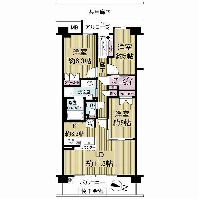 3LDK apartment in Ukyo Ward, Kyoto - Photo 1