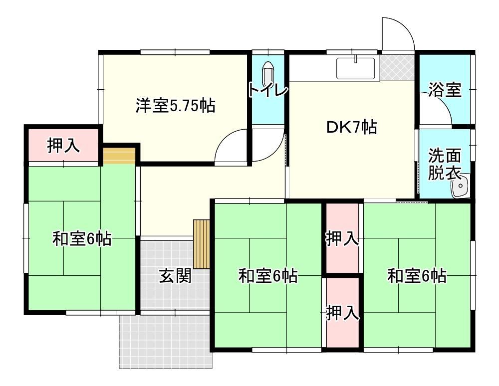 4DK house in Takamatsu, Kagawa - Photo 1