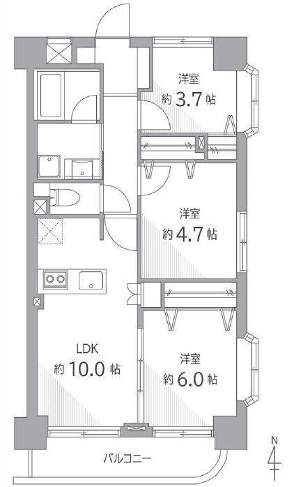 3LDK apartment in Koto Ward, Tokyo - Photo 1