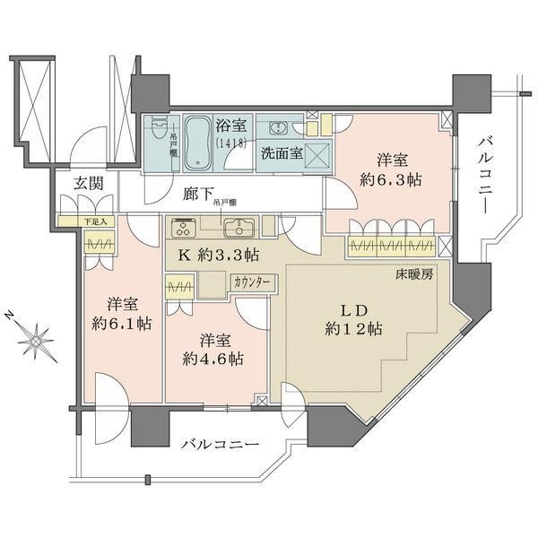 3LDK apartment in Toshima Ward, Tokyo - Photo 1