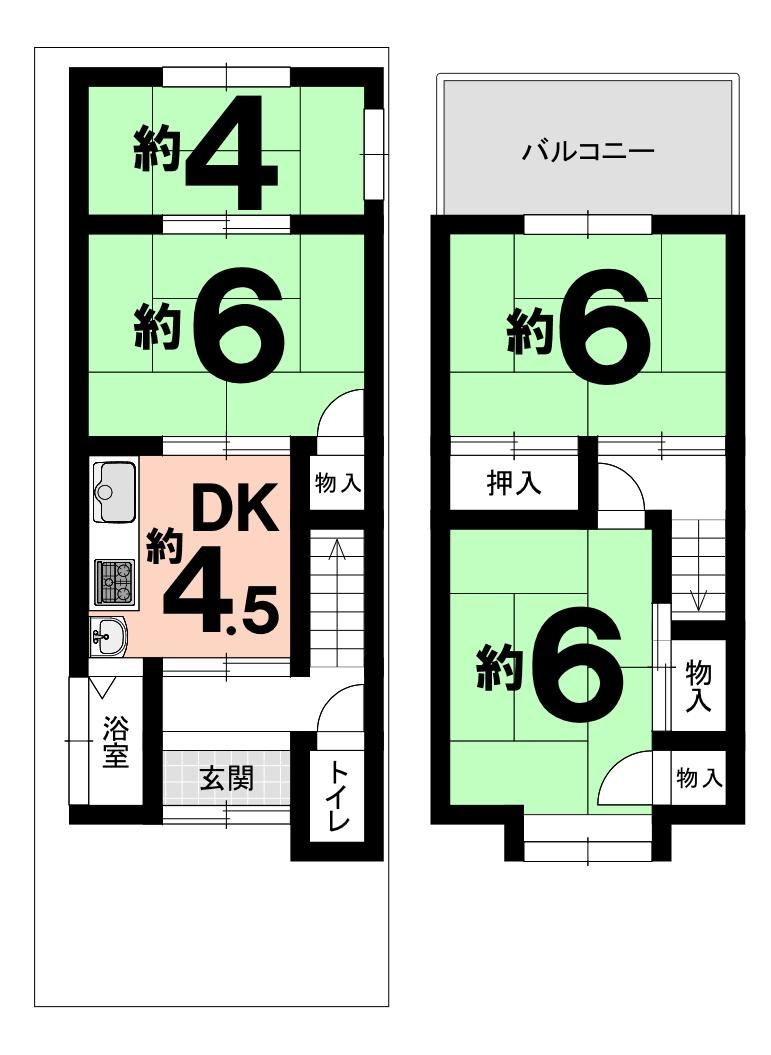 4DK house in Fushimi Ward, Kyoto - Photo 1
