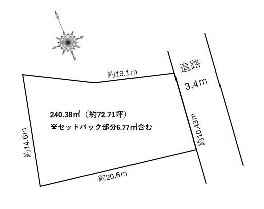 240 m² land in Kamisato, Kodama District, Saitama - Photo 1