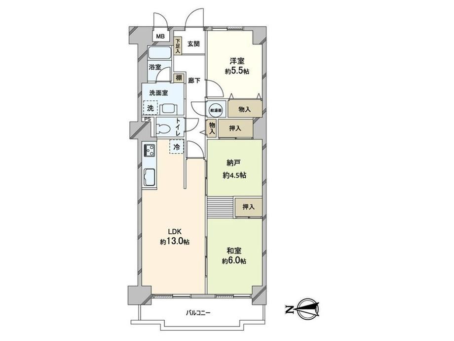 2LDK+S apartment in Toyonaka, Osaka - Photo 1