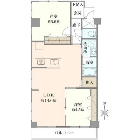 2LDK apartment in Koto Ward, Tokyo - Photo 1