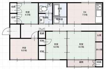 4DK house in Yoshinogari, Kanzaki District