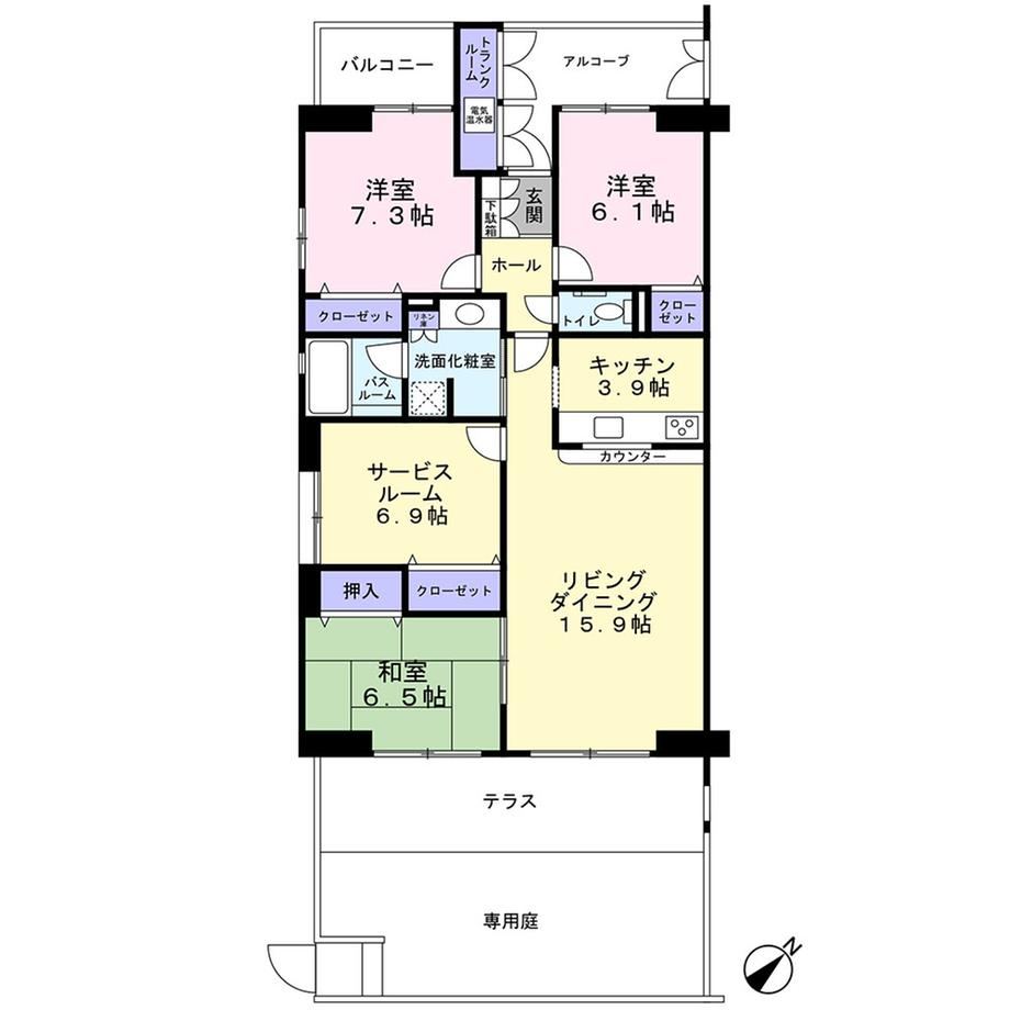 3LDK+S apartment in Toyohashi, Aichi - Photo 1