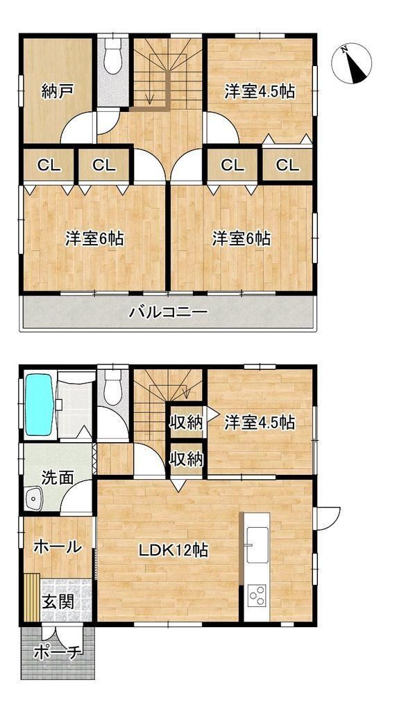 4LK+S house in Kiryu, Gunma - Photo 1