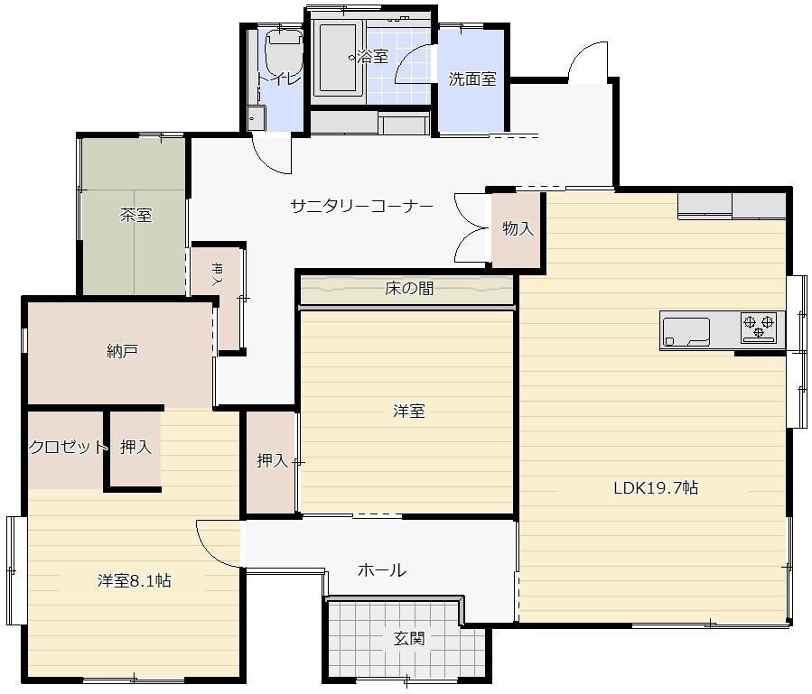 3LDK+S house in Mito, Ibaraki - Photo 1