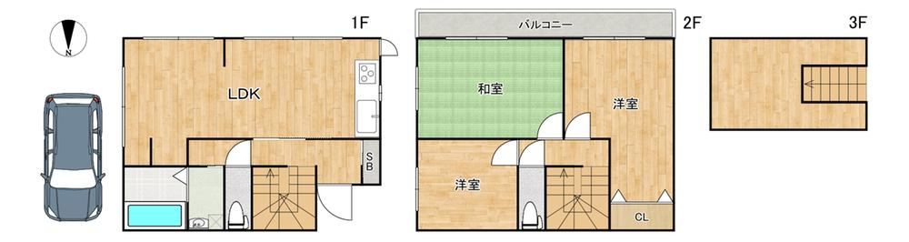 3LDK house in Higashiyamato, Tokyo - Photo 1