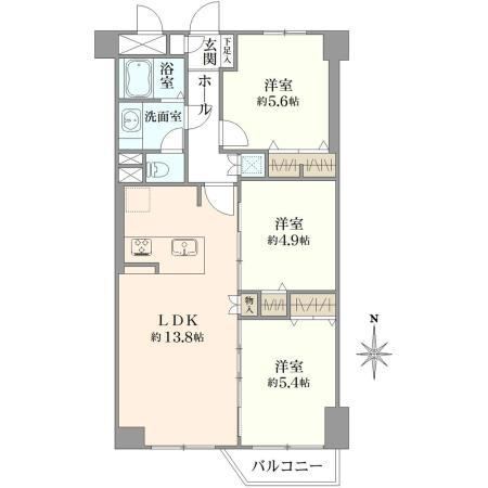 3LDK apartment in Musashino, Tokyo - Photo 1