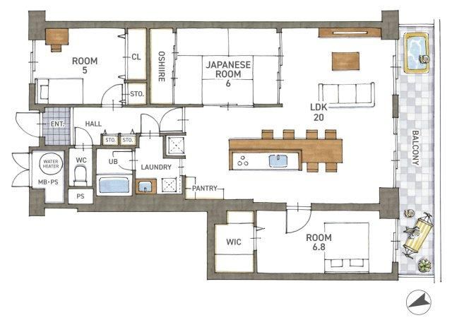 3LDK apartment in Otsu, Shiga - Photo 1
