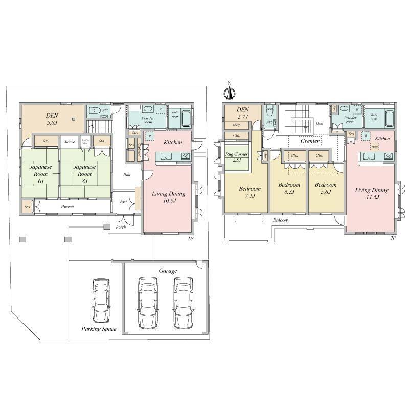 5LDK+S house in Wakaba Ward, Chiba - Photo 1