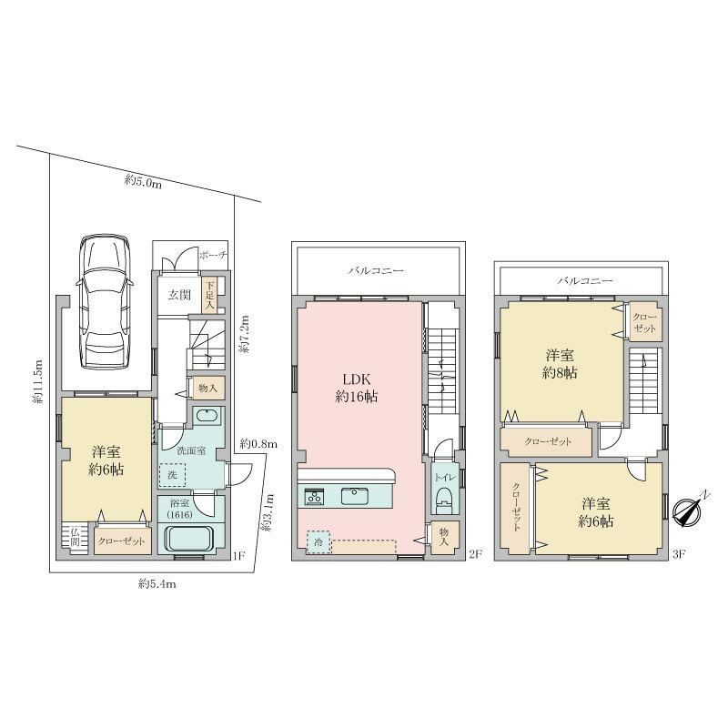 3LDK house in Abeno Ward, Osaka - Photo 1