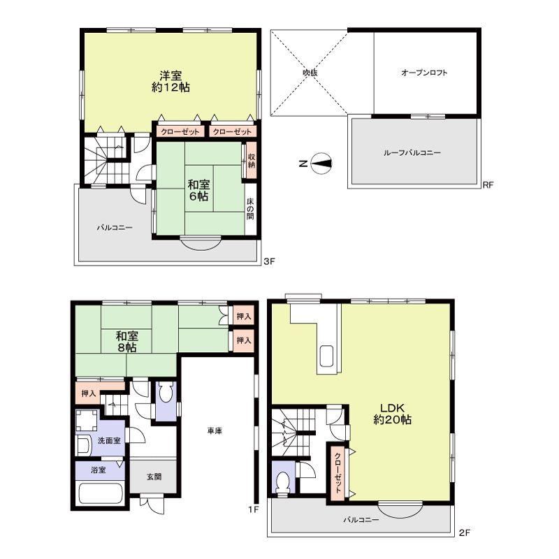 3LDK house in Sumiyoshi Ward, Osaka - Photo 1