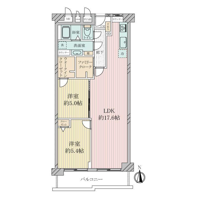 2LDK apartment in Hirakata, Osaka - Photo 1