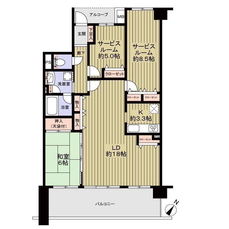 1LDK+S apartment in Kawaguchi, Saitama - Photo 1