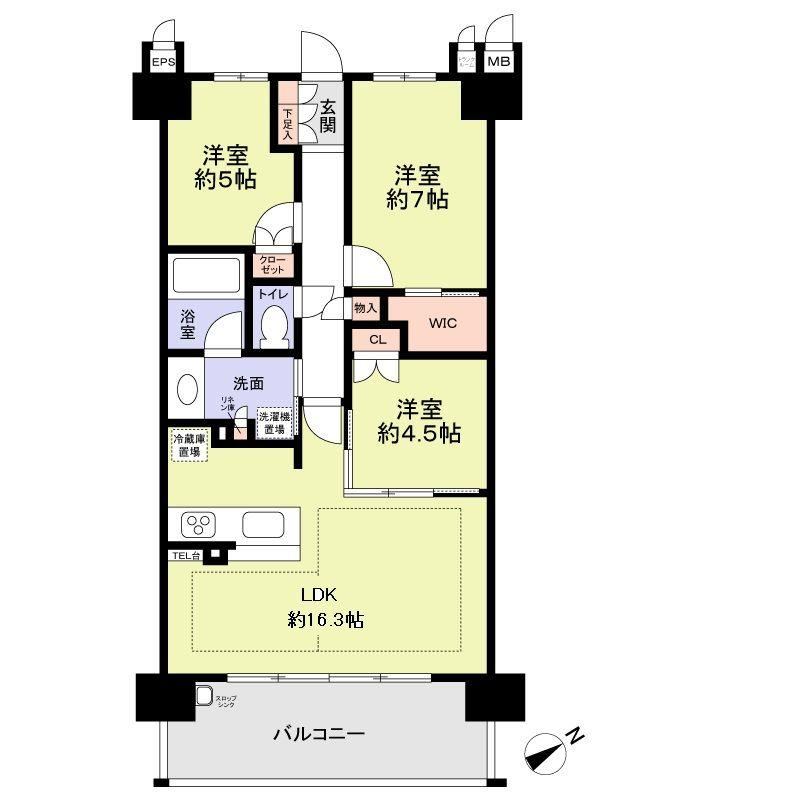 3LDK apartment in Tempaku Ward, Nagoya, Aichi - Photo 1