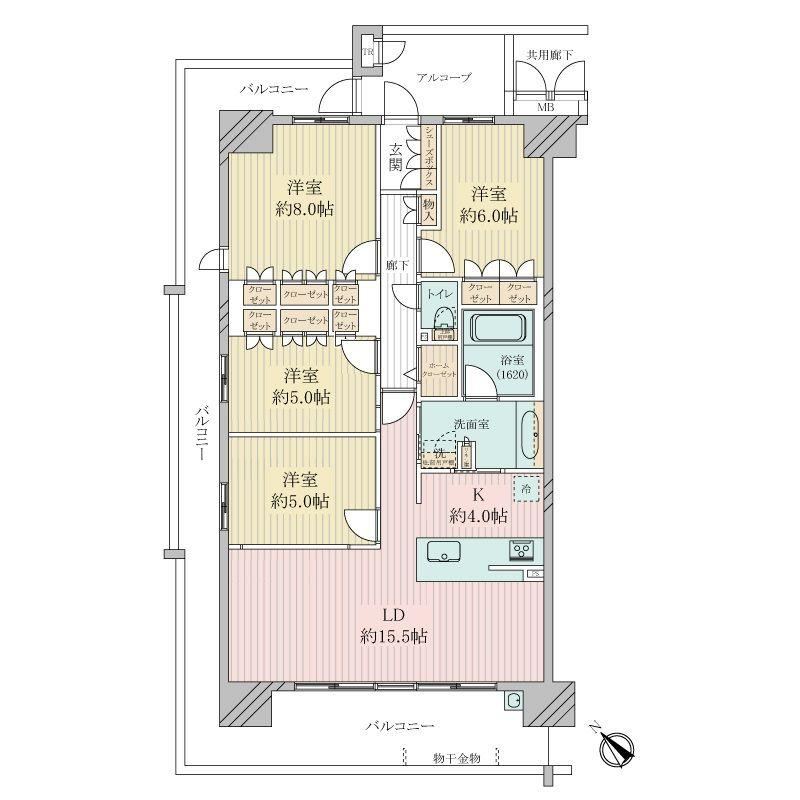4LDK apartment in Minami Ward, Sakai, Osaka - Photo 1