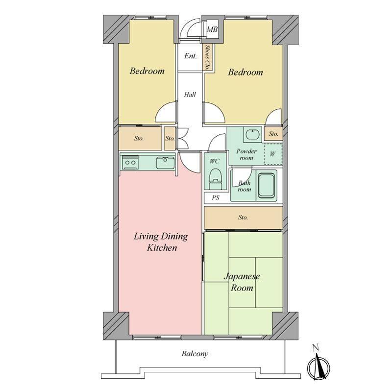 3LDK apartment in Koto Ward, Tokyo - Photo 1