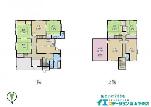 8DK house in Toyama, Toyama - Photo 1