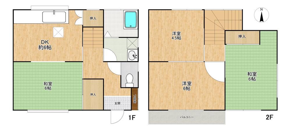 4DK house in Nishitokyo, Tokyo - Photo 1