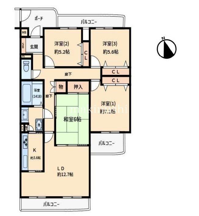 4LDK apartment in Kita Ward, Sakai, Osaka - Photo 1
