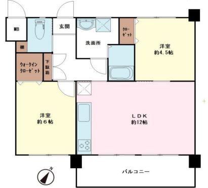 2LDK apartment in Isogo Ward, Yokohama, Kanagawa - Photo 1